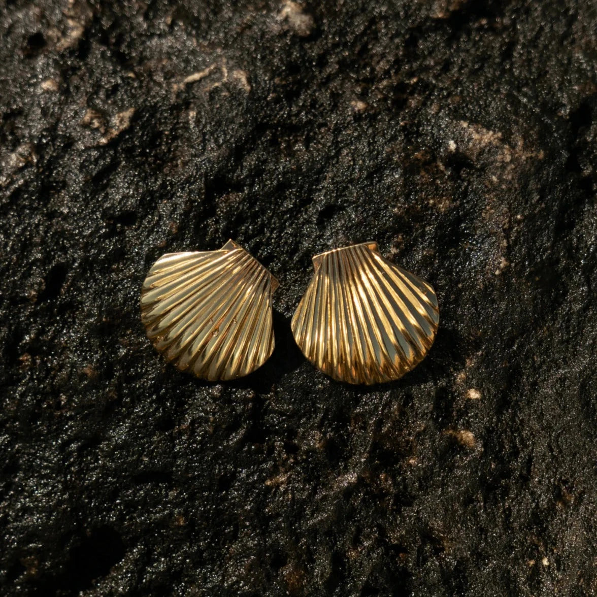Seashell Statement Earrings
