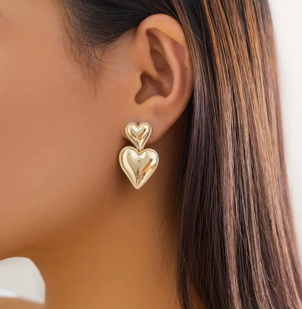 X2 Heart Earrings