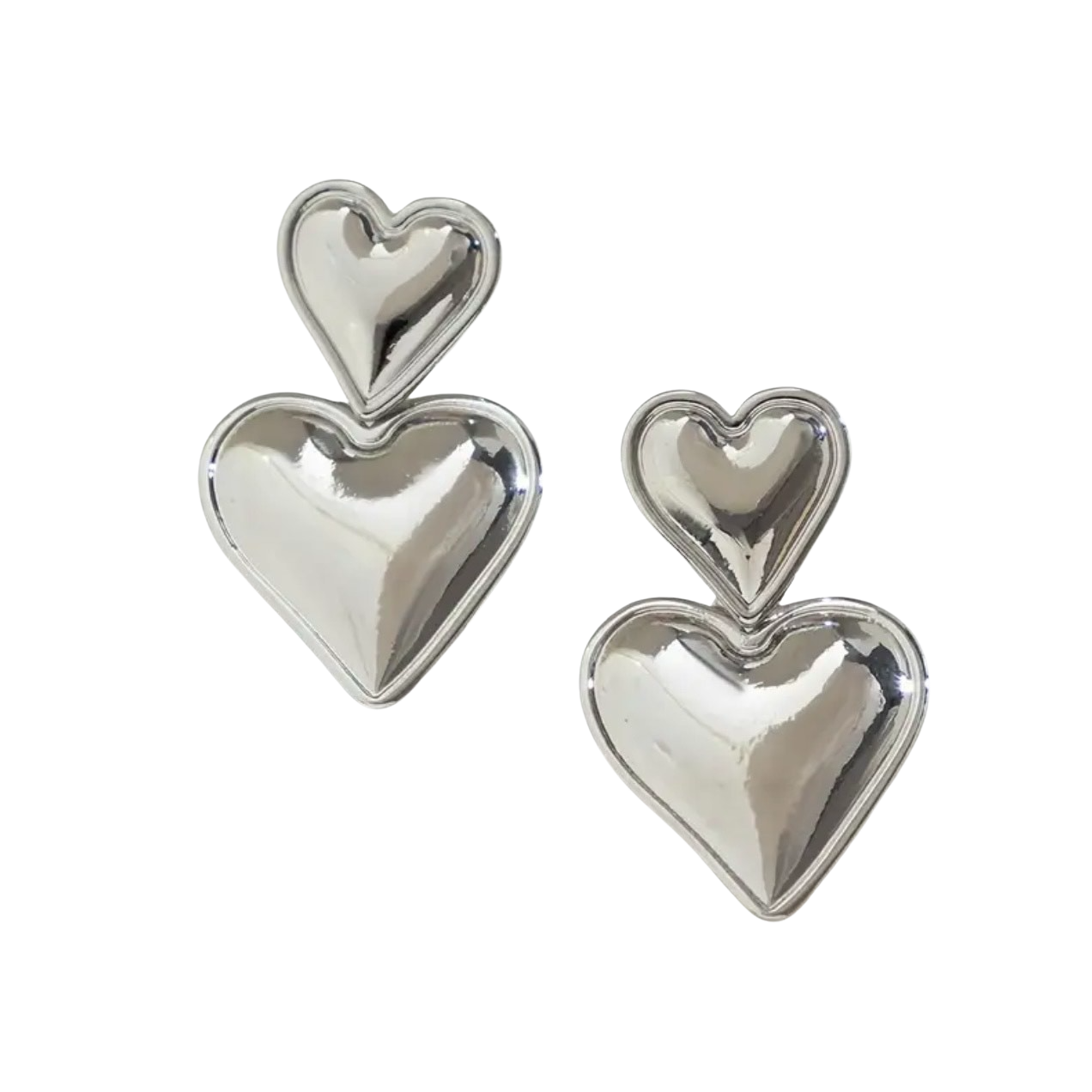 X2 Heart Earrings