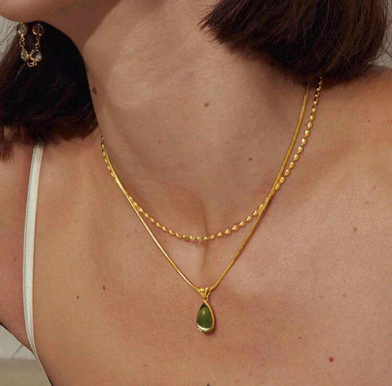H20 Green Necklace