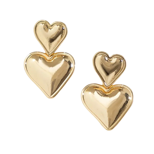 X2 Heart Earrings
