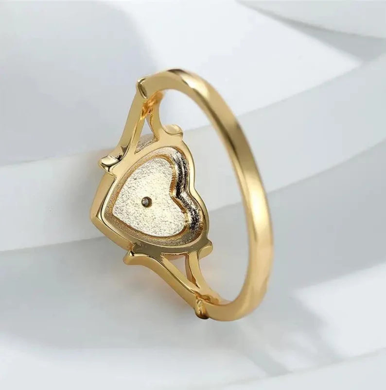 Bohemian Vintage Heart Ring